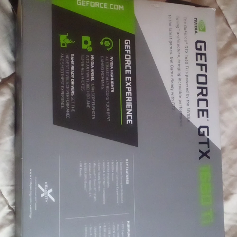 GeForce GTX 1660 TI Graphic Card. 6GB WARRANTY Included.